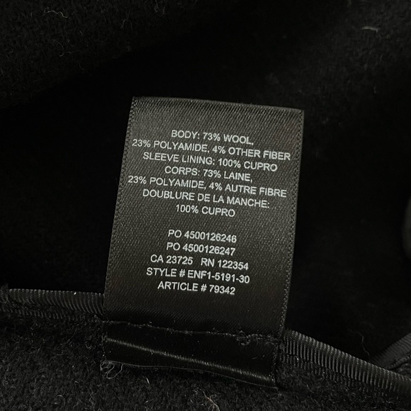 Aritzia Babaton Stedman coat in Black, size XS. - Picture 4 of 7